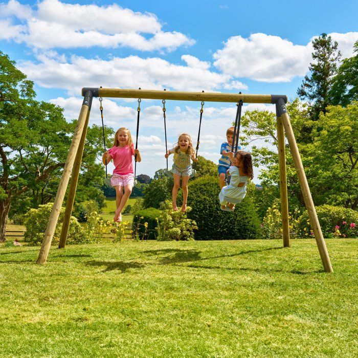 Swing Set - 2 Facing Swings - SHERWOOD ANEMONE - TP TOYS