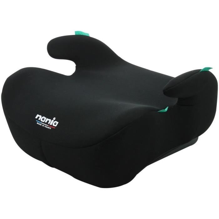 Seggiolino auto NANIA Bubble Booster - Gruppo 3 - 126-150 cm - I-Size - Con cintura - Nero