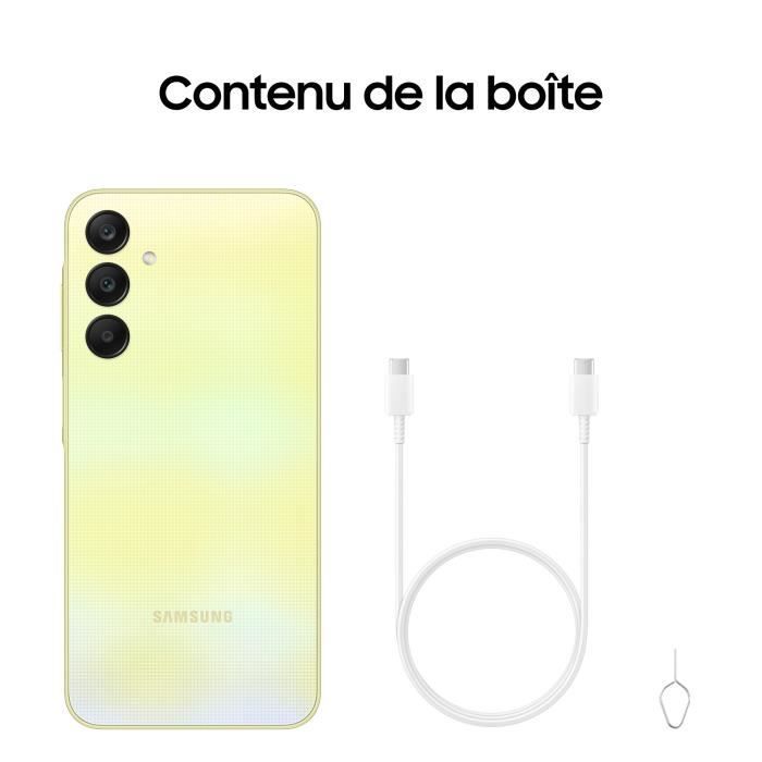 Smartphone Samsung Galaxy A25 de 256 GB, 5G, color lima