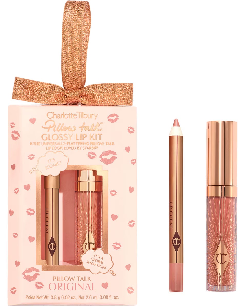 CHARLOTTE TILBURY Κολλαγόνο Χείλη Αφρόλουτρο PILLOW TALK Μίνι Γυαλιστερά Χείλη Duo - Πρωτότυπο