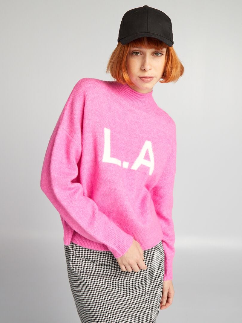 Suéter de malha jacquard - ROSA