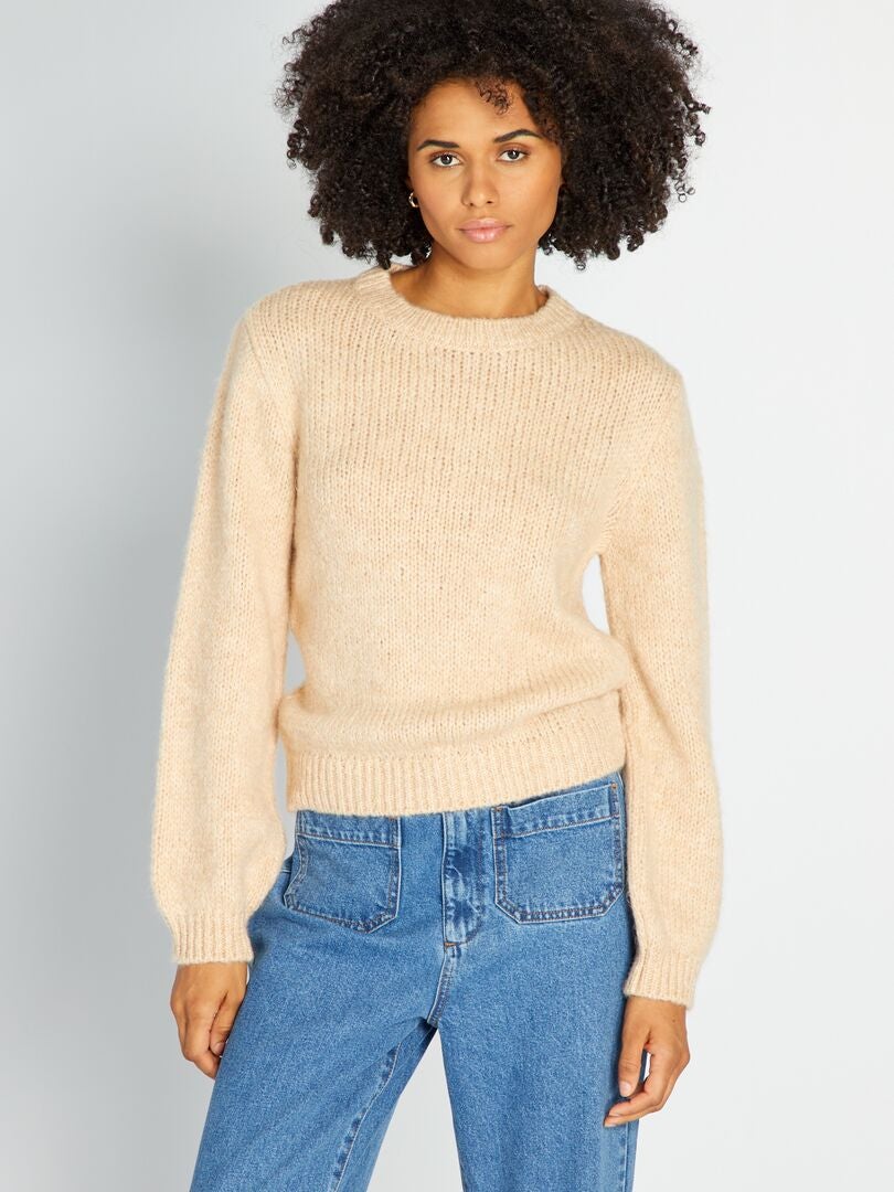Sweter JDY Chunky Knit - BEŻOWY