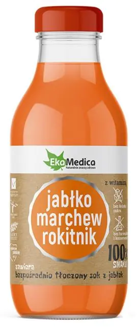 EkaMedica Jabłko-Marchew-Rokitnik Sok
