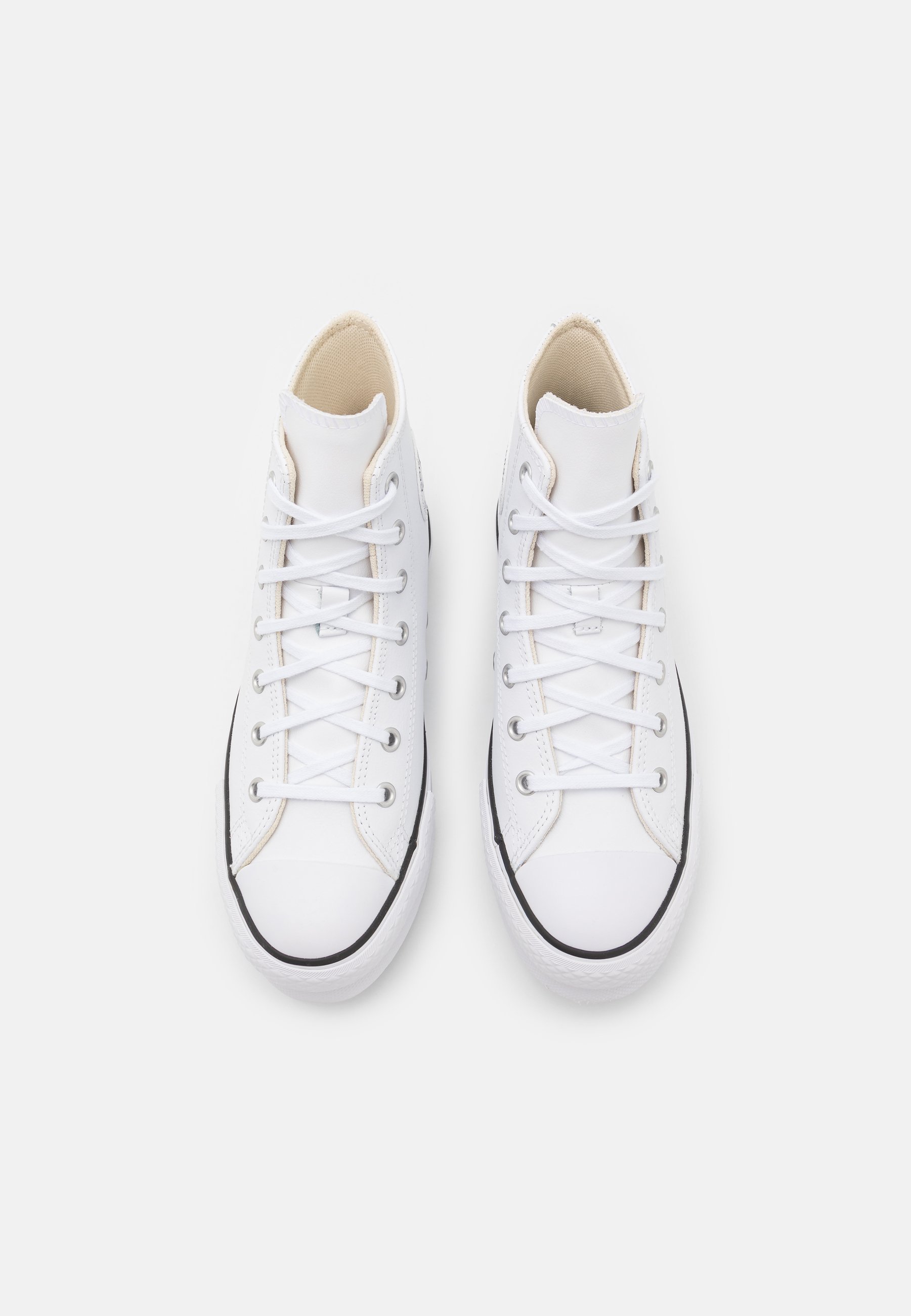 Converse CHUCK TAYLOR ALL STAR LIFT PLATFORM - Hoge sneakers - wit/natuurlijk ivoor/zwart