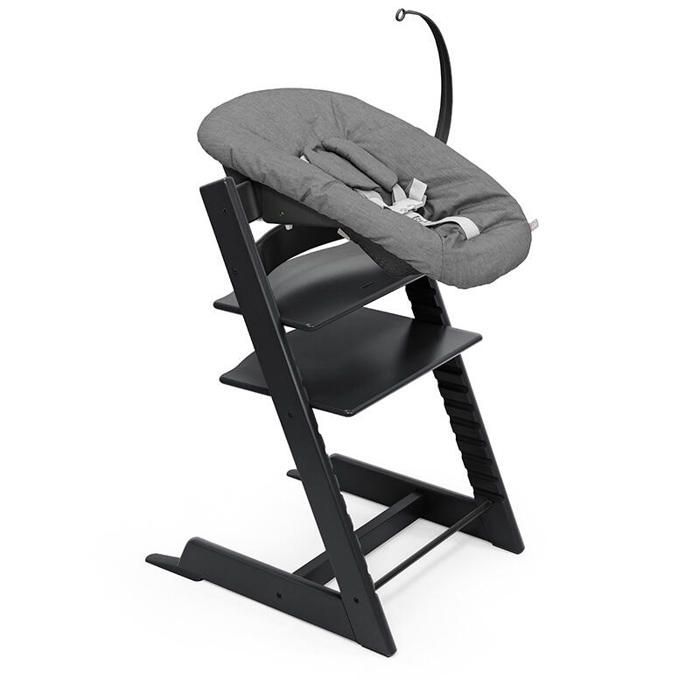 STOKKE - Newborn Bouncer Set Tripp Trapp Black Anthracite