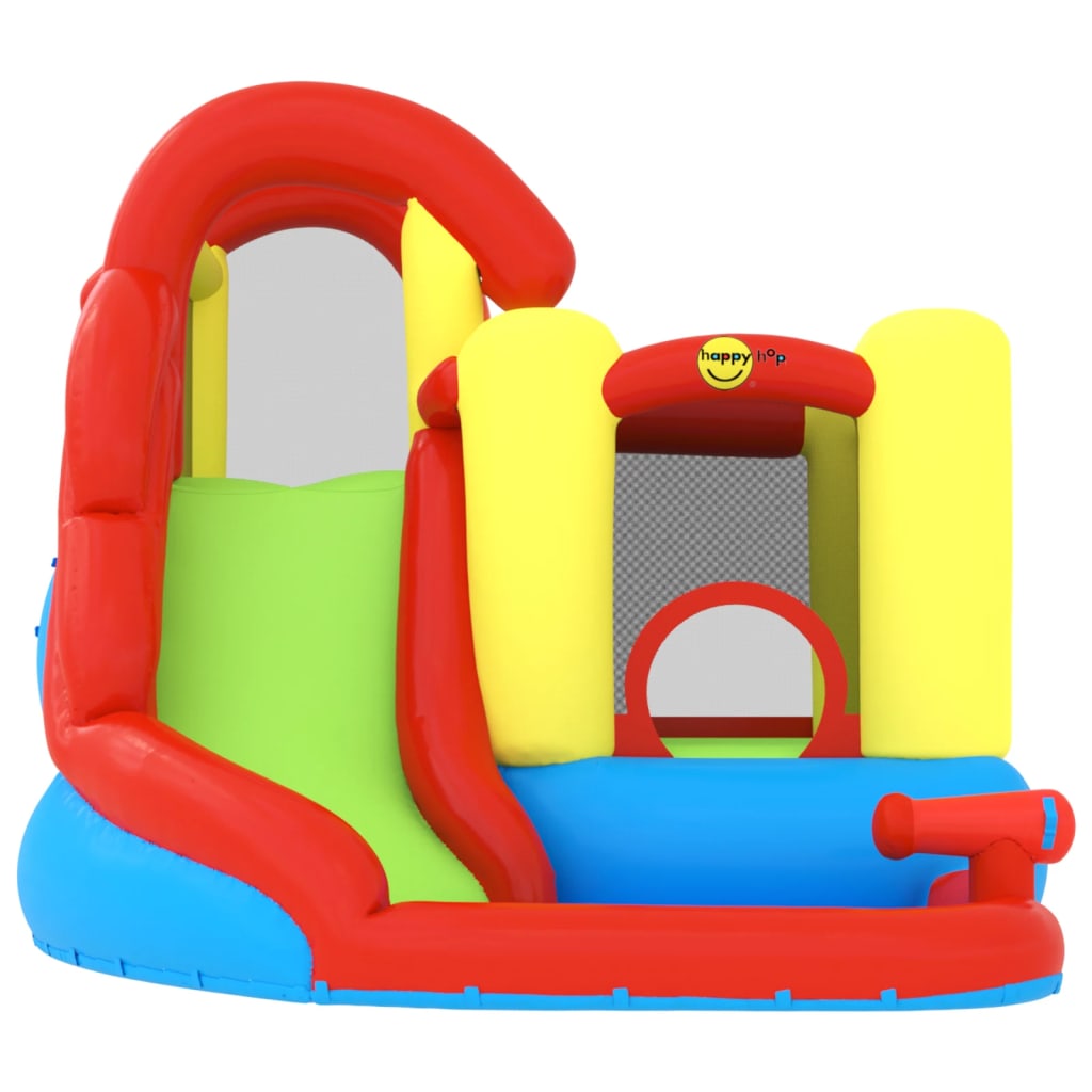 Château gonflable Happy Hop avec toboggan et piscine 280 x 319 x 211 cm