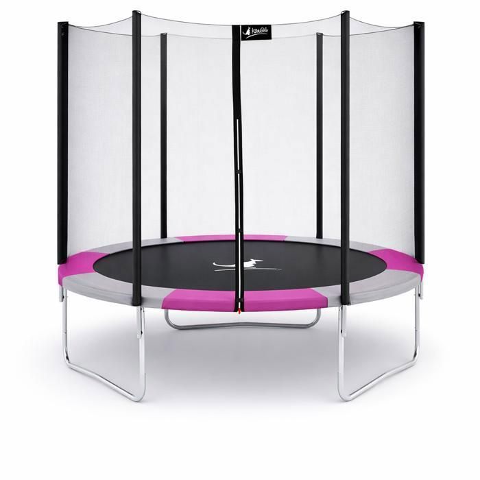 Trampolino KANGUI - RALLI Ø 244-250 cm – Bambino – Rete di sicurezza – Certificazione CE e NF EN 71-14