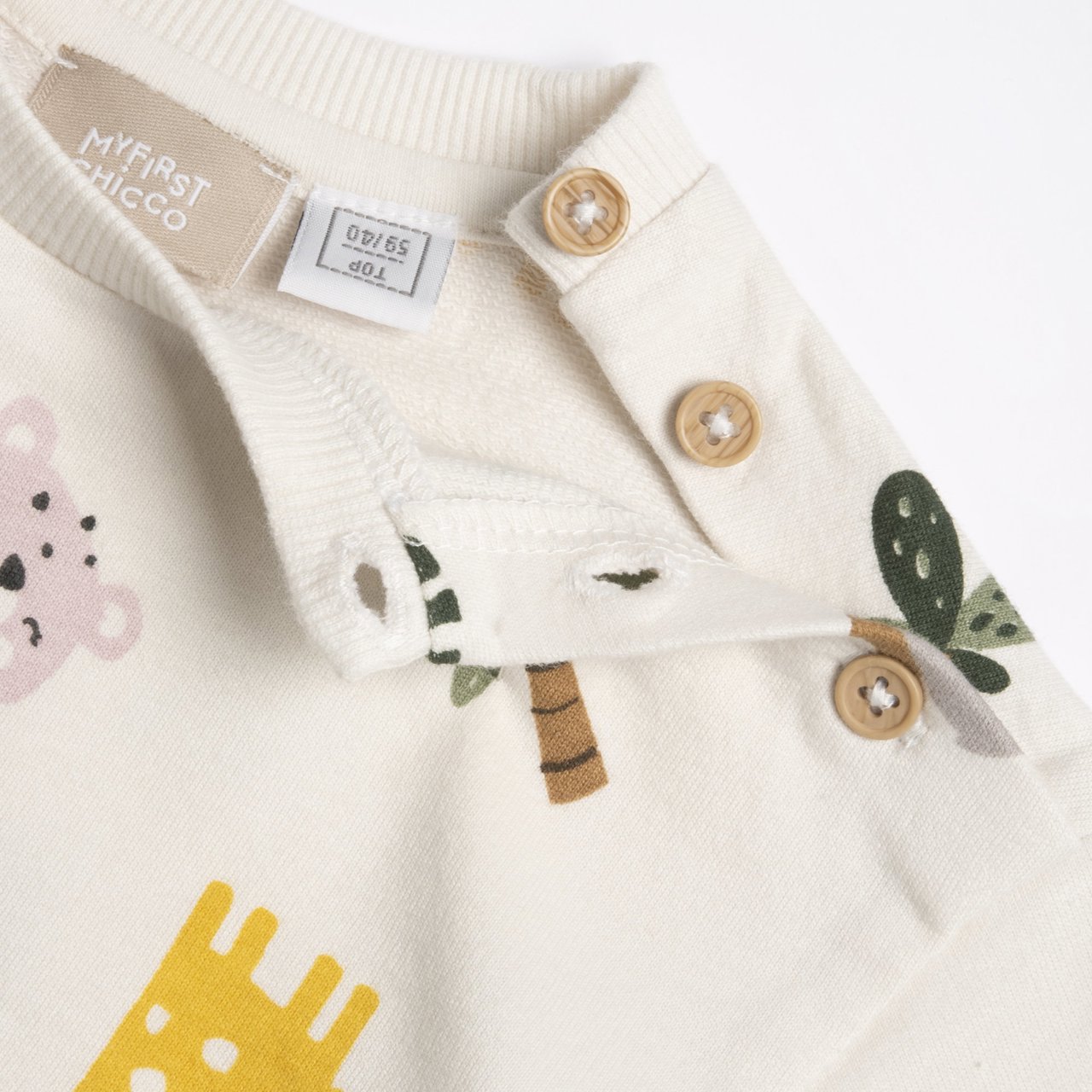 Sweat-shirt à motif animal