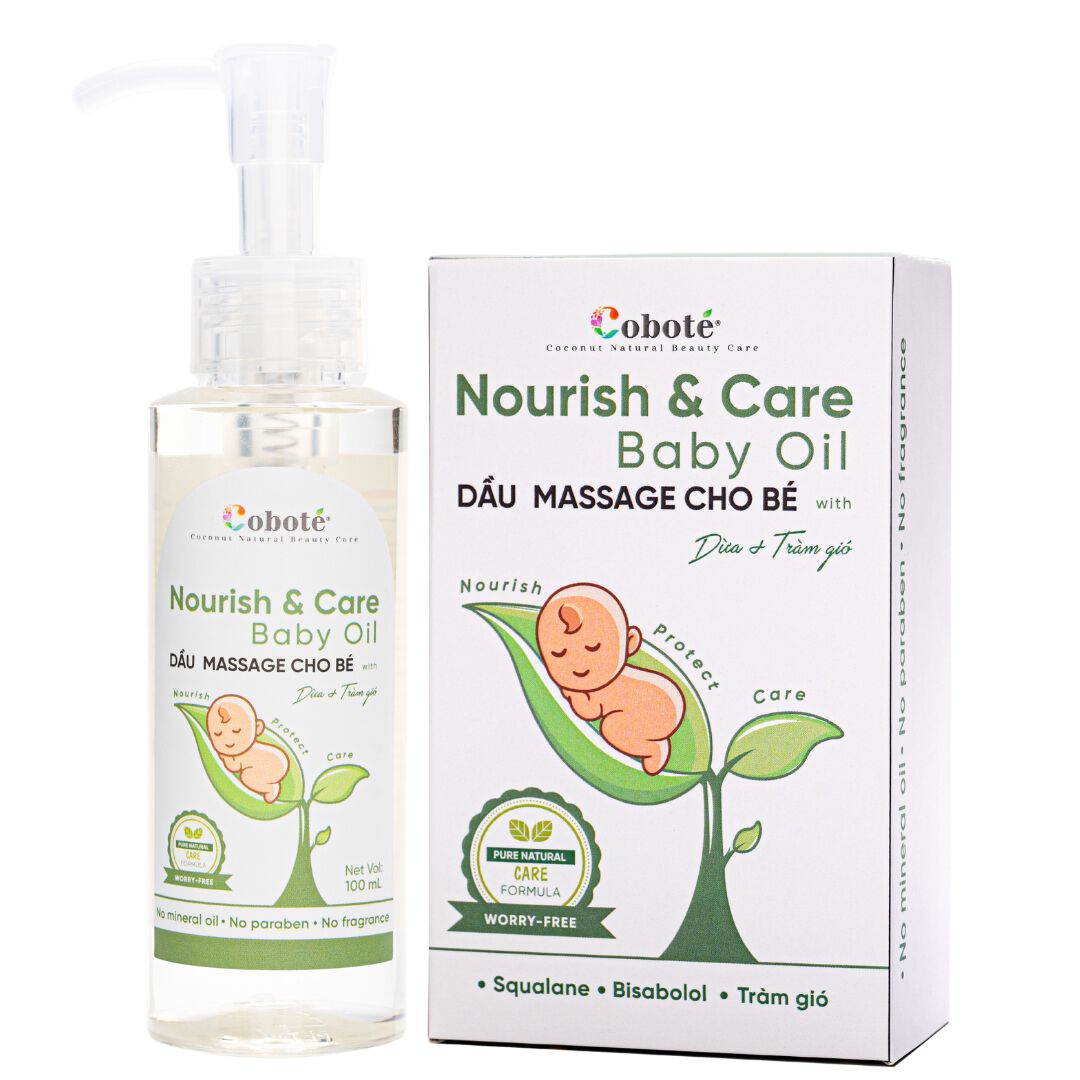 Huile pour bébé Coboté Nourish and Care