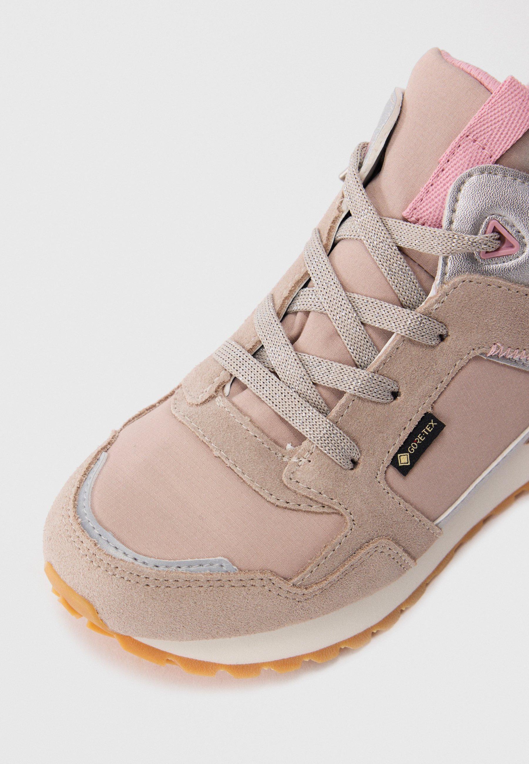 Superfit DASH - Hoge sneakers - beige/roze