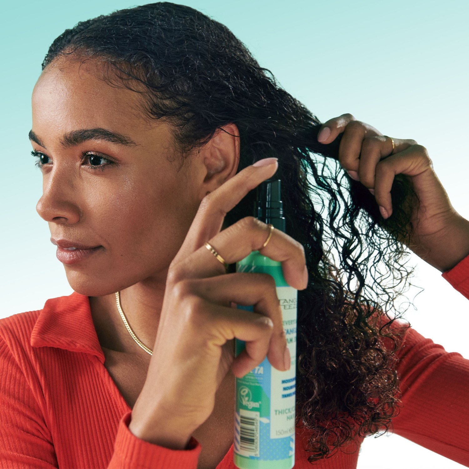 Tangle Teezer Detangling cream spray thick & curly hair