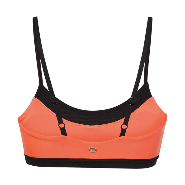 Sport-Bustier, coral