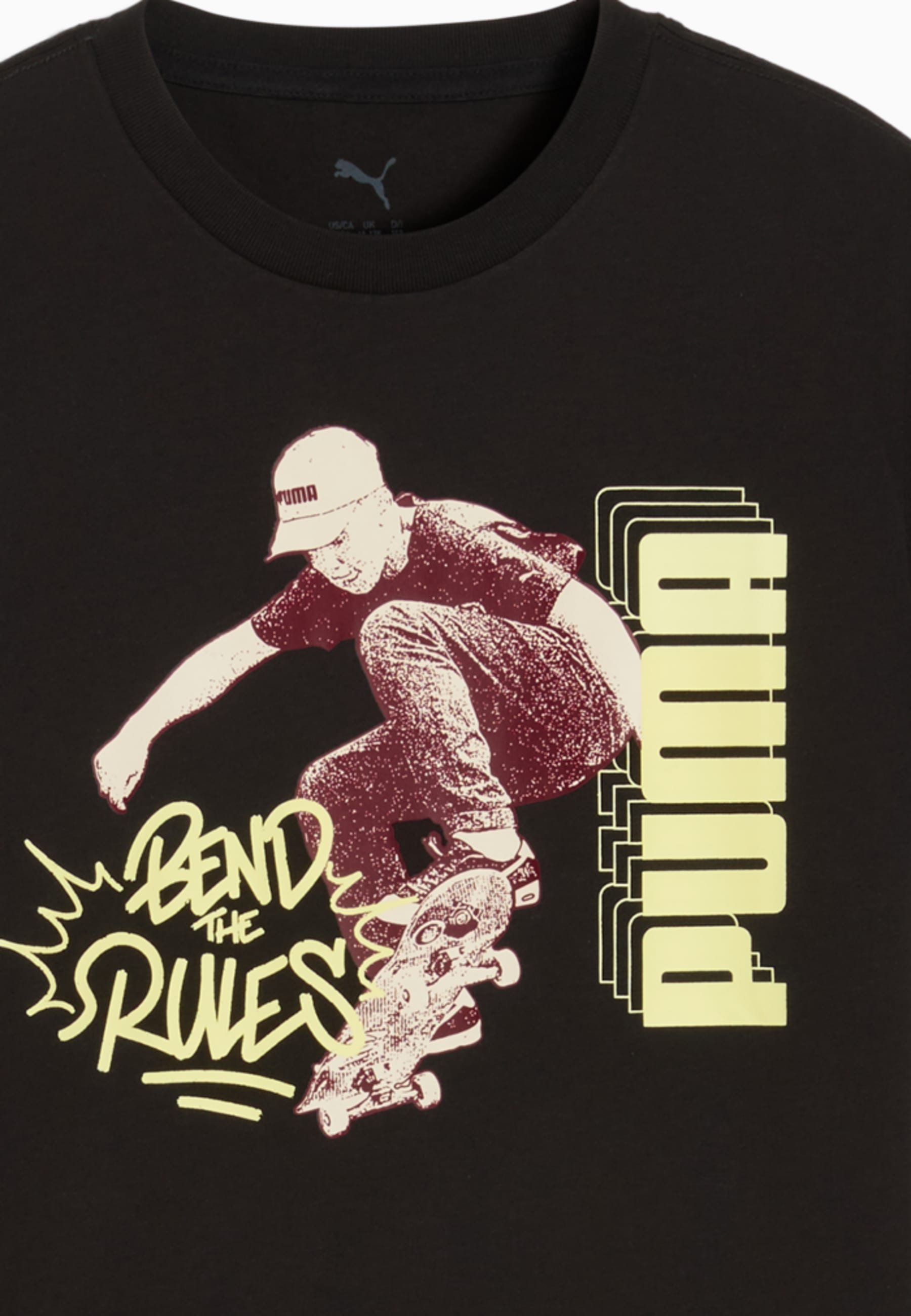 Puma grafisch T-shirt unisex - Sport T-shirt - Puma zwart