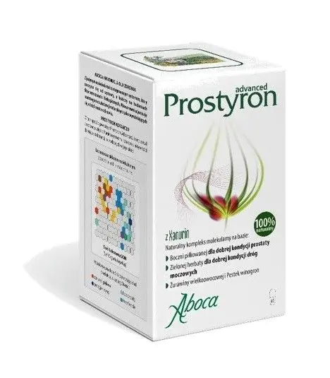Aboca Prostyron Advanced Preparat wspomagający prostatę Kapsułki