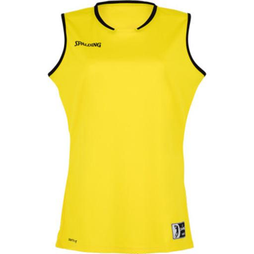  Mova Regata Feminina Amarillo Lima/negro Spalding