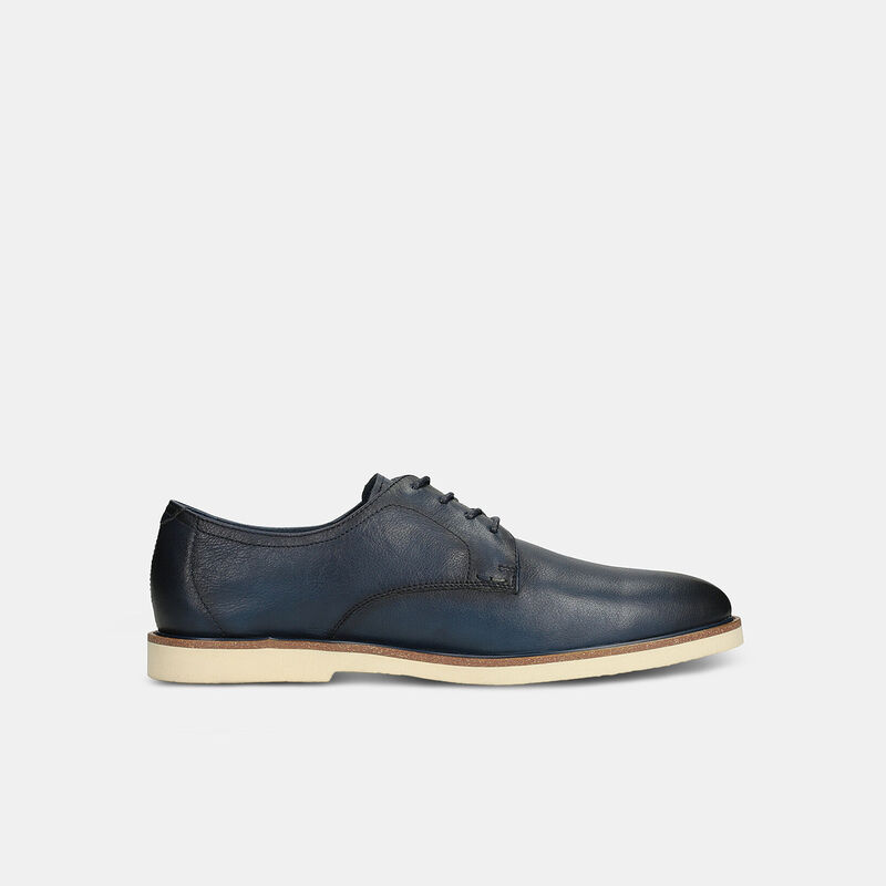 Męskie skórzane sznurowane buty