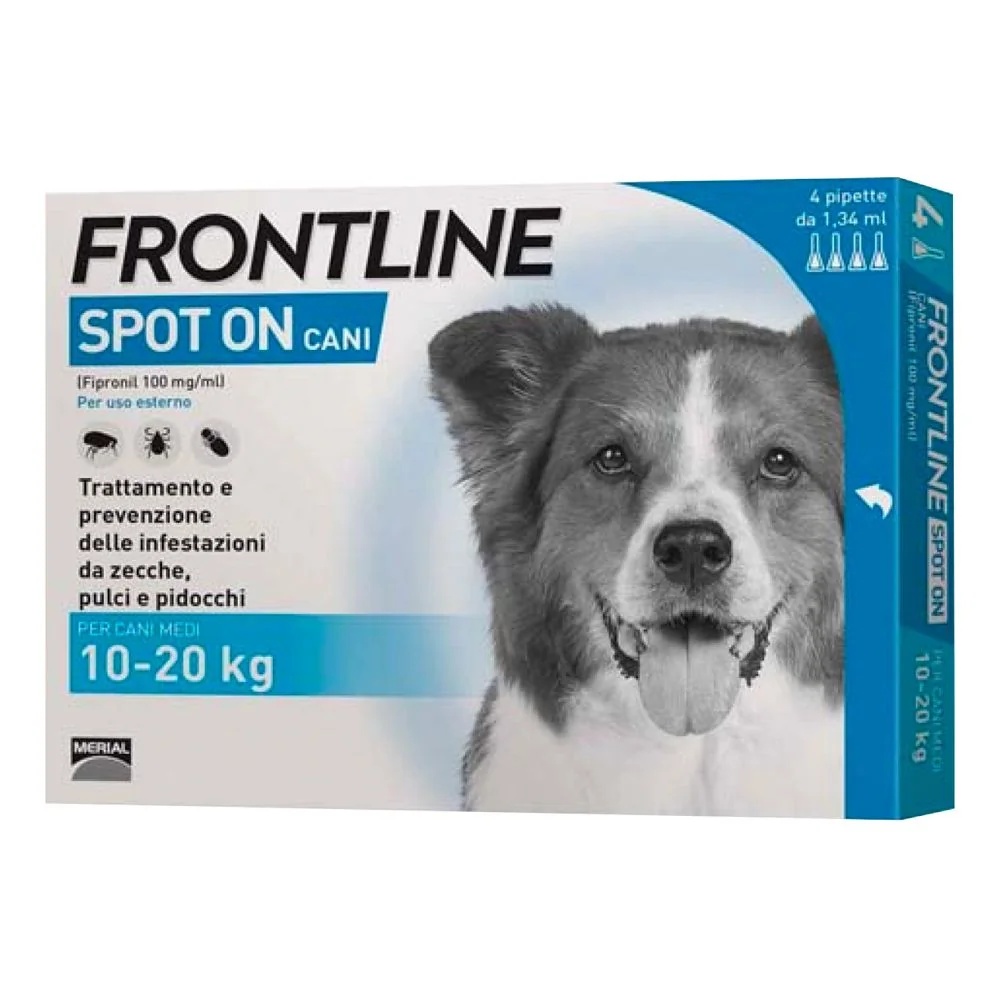 FRONTLINE Frontline Spot-On para perros 4 pipetas 1020 kg