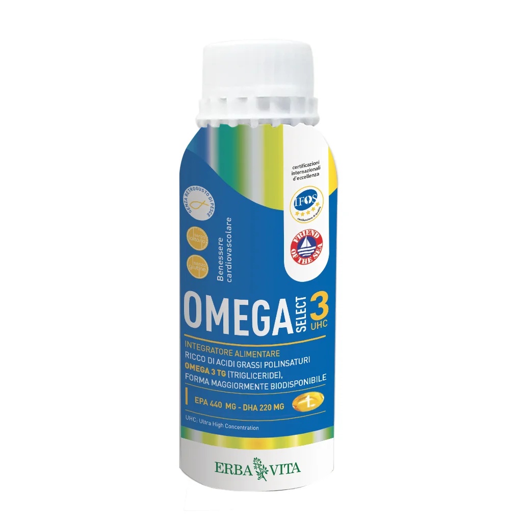ERBA VITA Omega Select 3 UHC 120 Pearls Omega 3 toidulisand