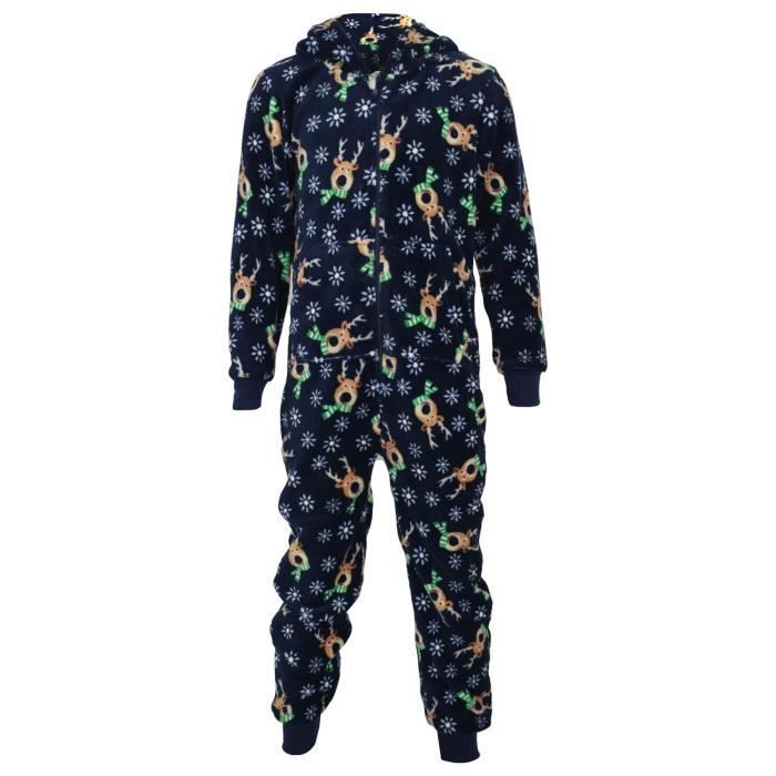 Pijama enterizo navideño infantil con estampado de Rudolph, súper suave, cómodo, ideal para estar en casa o como disfraz. Regalo perfecto para niñas y niños.