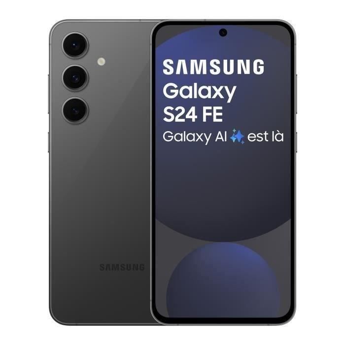 Smartphone Samsung Galaxy S24 FE de 128 GB, color grafito.