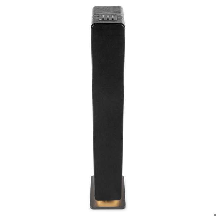 Audizio ARCO – Schwarzer 160-W-HiFi-Bluetooth-Tower – Aktiver Standlautsprecher für Wohnzimmer, Fernseher und Streaming