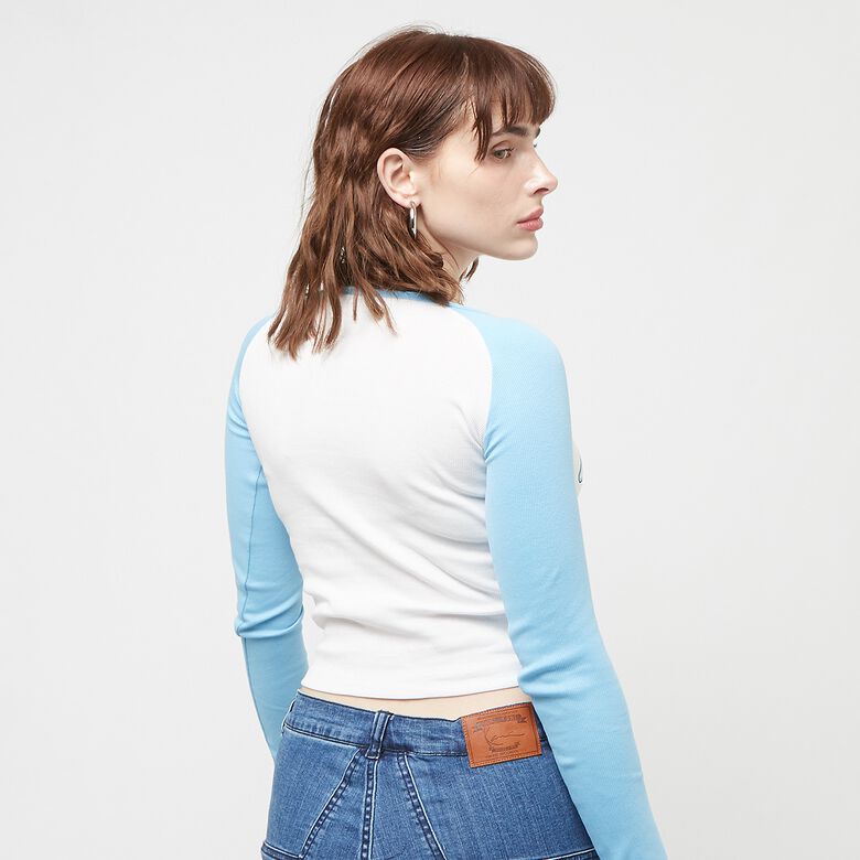 Varsity Crop Block Rib Longsleeve