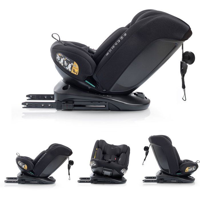 Bilbarnstol - BABYAUTO - Garaia Vivitta - Grupp 0/1/2/3 - 40/150 cm - Isofix + Top Tether - Vridbar - Liggbar - Svart