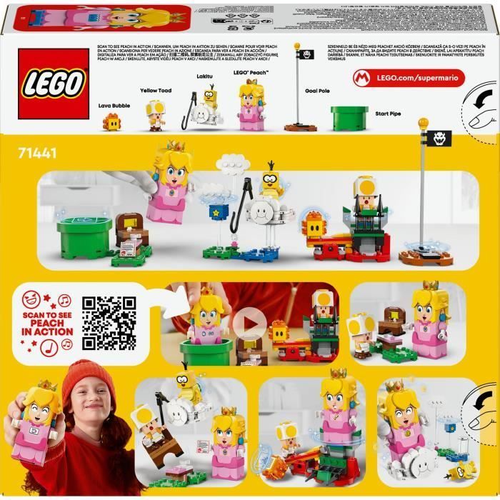LEGO® Super Mario 71441 Les Aventures de LEGO® Peach interactive - Jouet de princesse