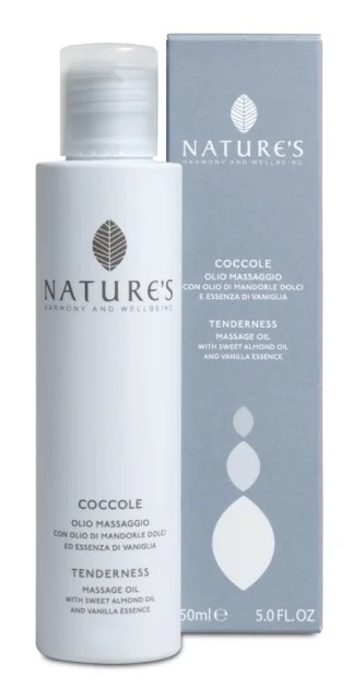 Nature's Coccole lichaamsmassageolie 150 ml. Voedend en verzachtend.