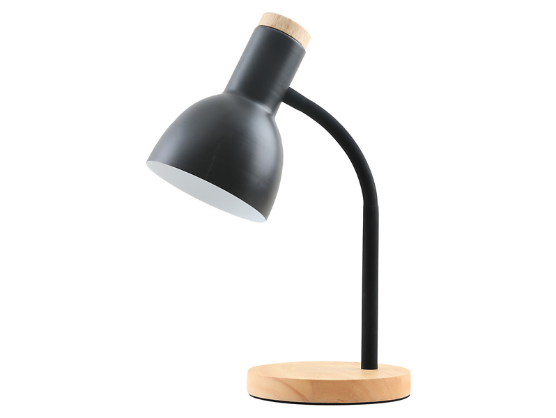 Lampka biurkowa Senza metalowa czarna
