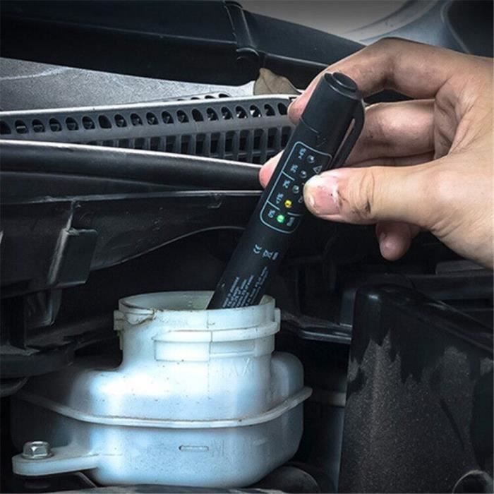 Car Brake Fluid Tester, Car Diagnostic Accurate 5 LED Oil Quality Control Pen, Universal Tester [59E7F15]