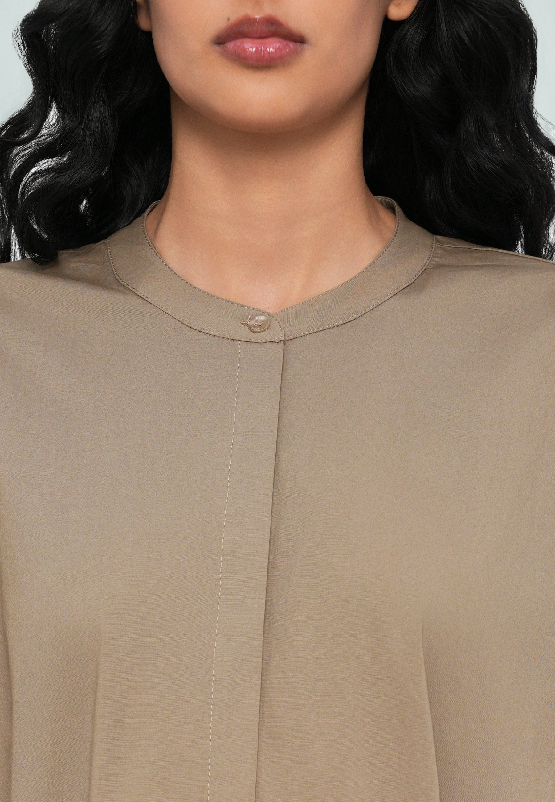 STAUD ENZO MAXI JURK - Overhemdjurk - taupe