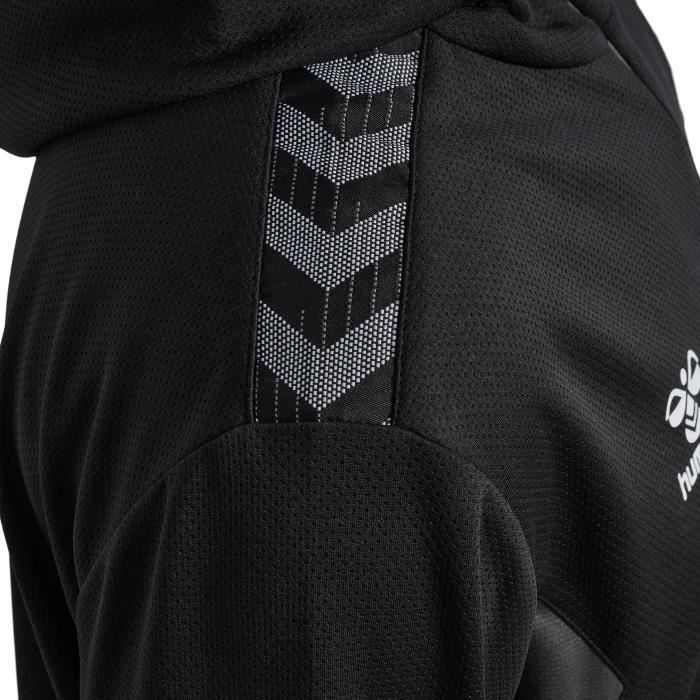 Hummel Authentic Zip-Up Hooded Track Jacket - Black - Men's - Multisport - Long Sleeves