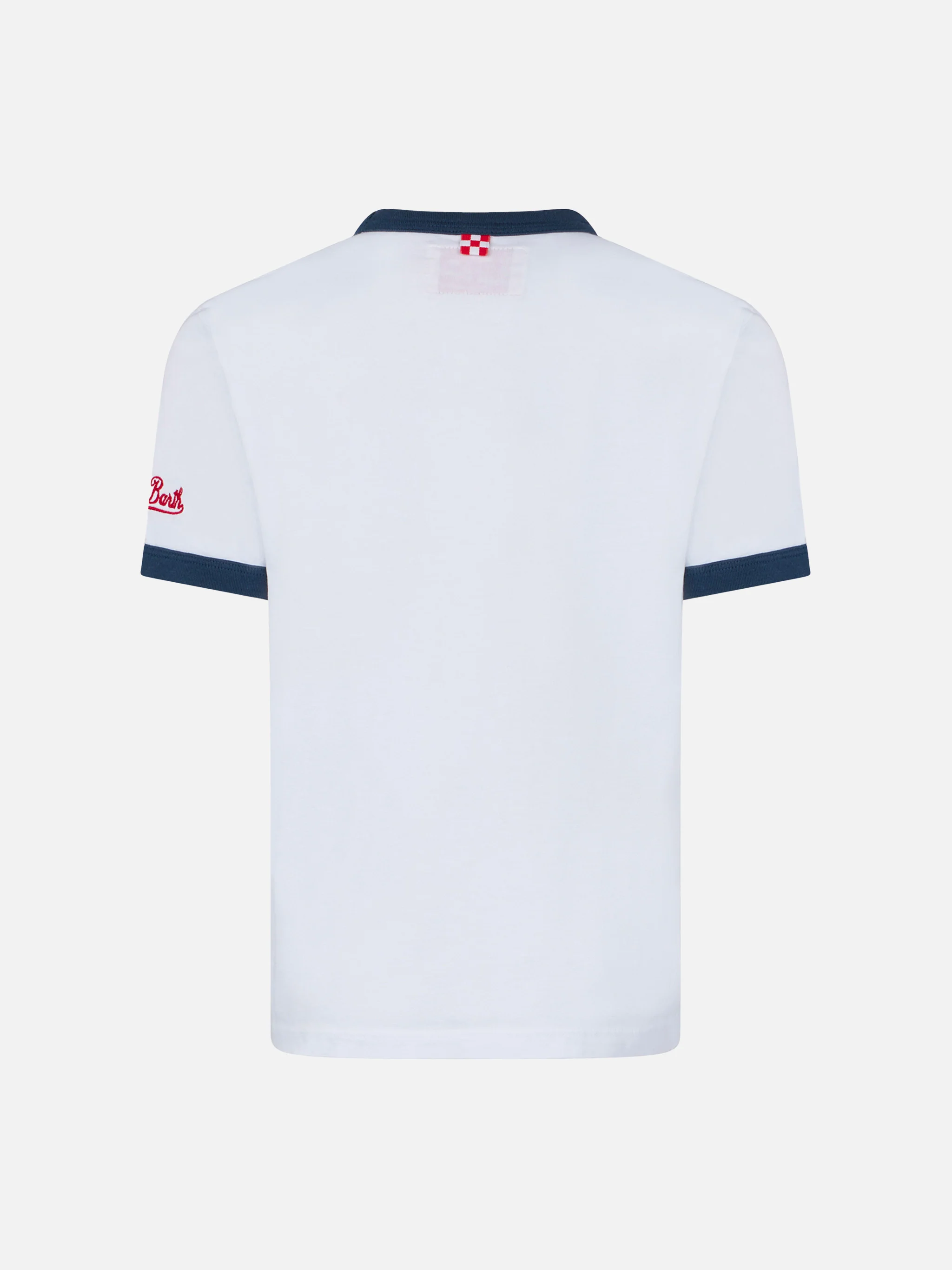 Kinder T-shirt van katoen met borduurwerk