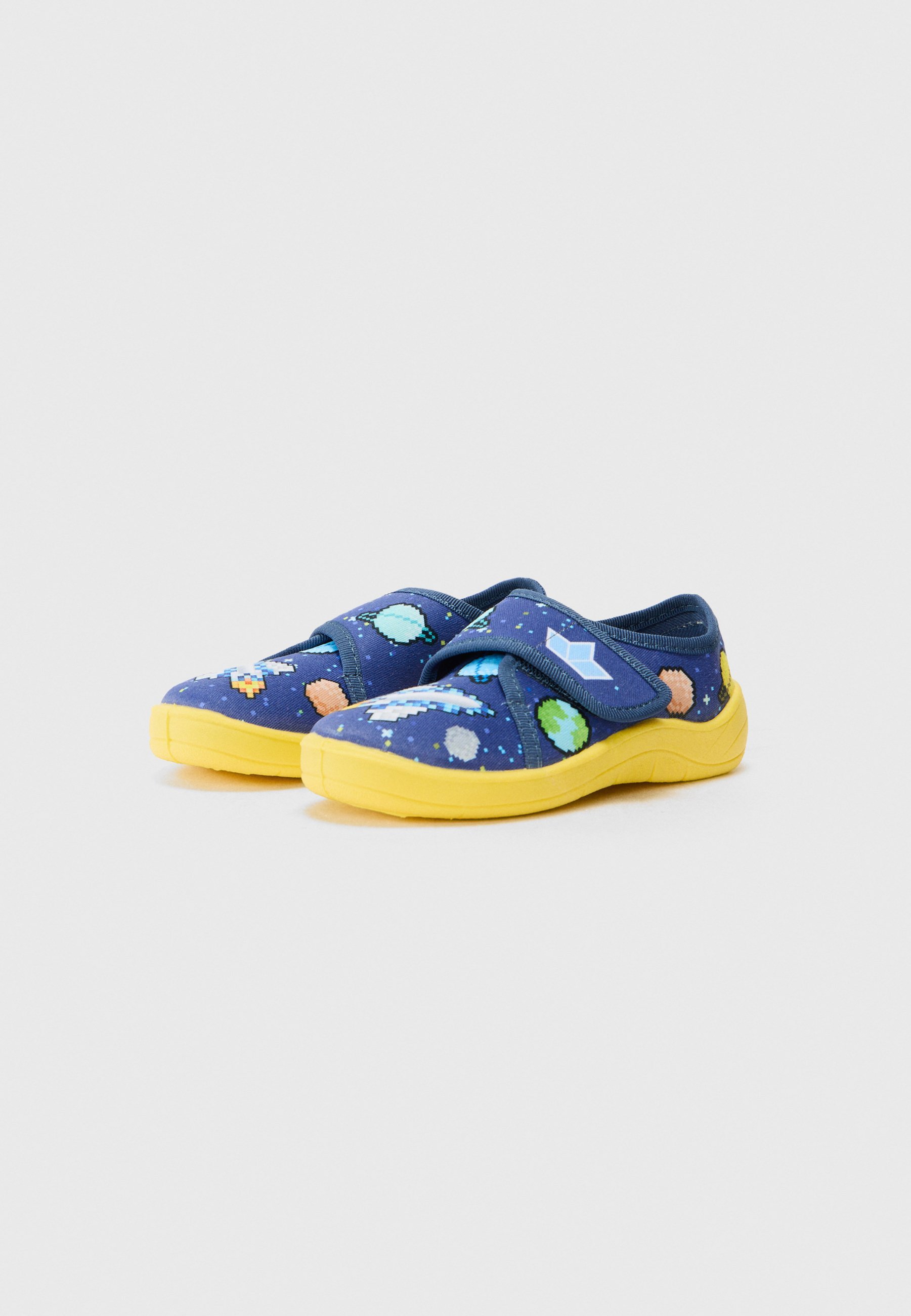 LICO UNISEX - Pantofole - blu navy/giallo
