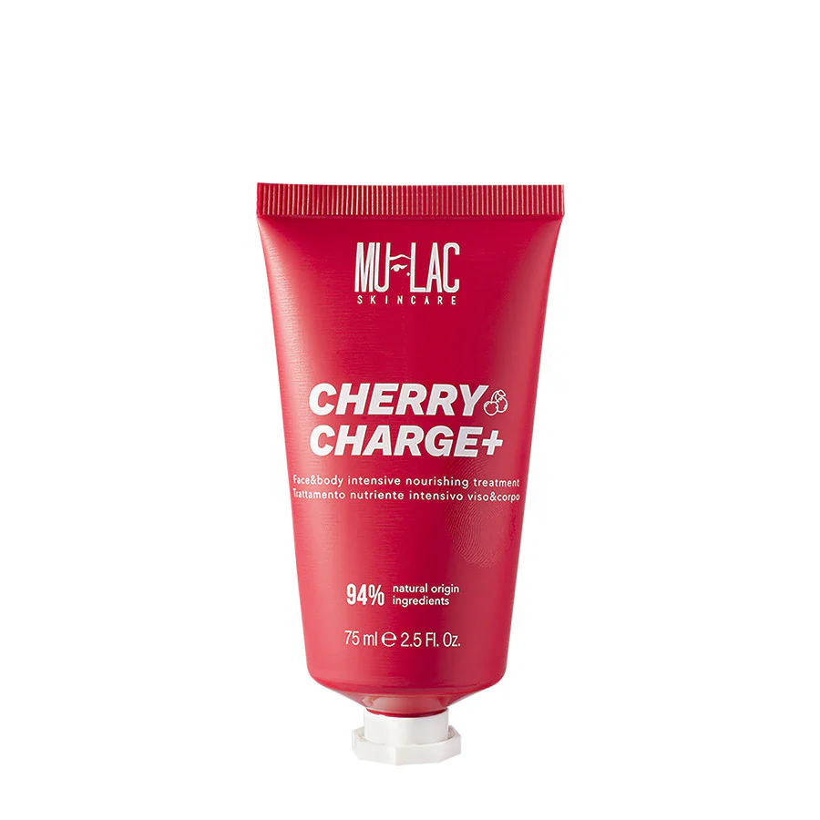Skin Care CHERRY CHARGE+ Face & Body Intensive Nourishing Treatment - Tratt.viso 24 ore nutriente, Tratt.viso notte nutriente, Base Trucco nutriente, Crema Corpo, Trattamento Mani