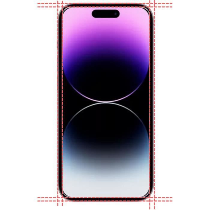 Screen Protector - Phonillico - iPhone 15 - 2-Pack - Tempered Glass - Scratch Resistant