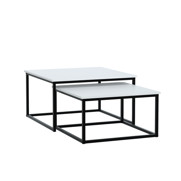 Stolik Kawowy 2w1 Loft ONE FURNITURE Laminat Biały