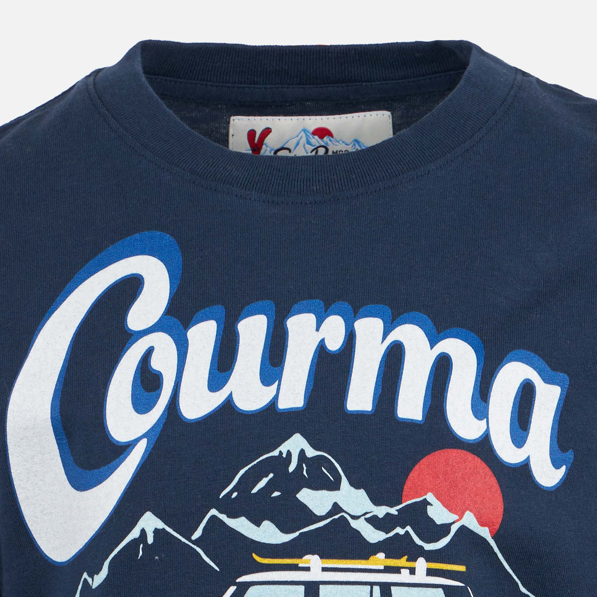 Schweres Kinder-T-Shirt aus Baumwolle mit Courma-Print