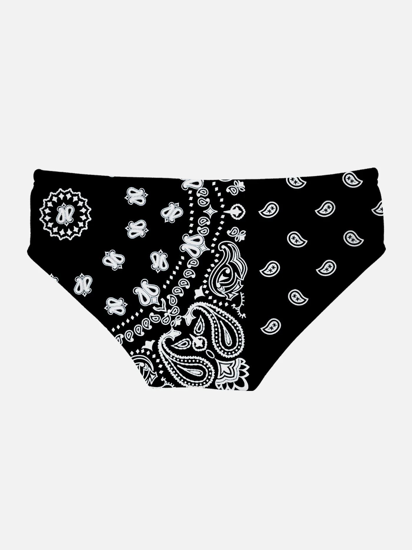 Herren-Badehose mit Schalmuster