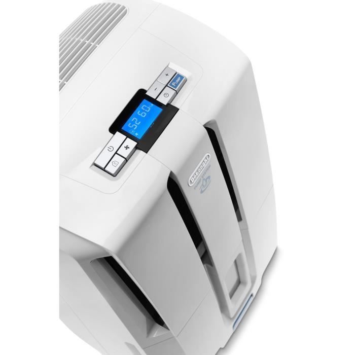 DELONGHI - DD230P - Deshumidificador de aire - 30L/24h - Gas R290 - Depósito de 7L - Blanco
