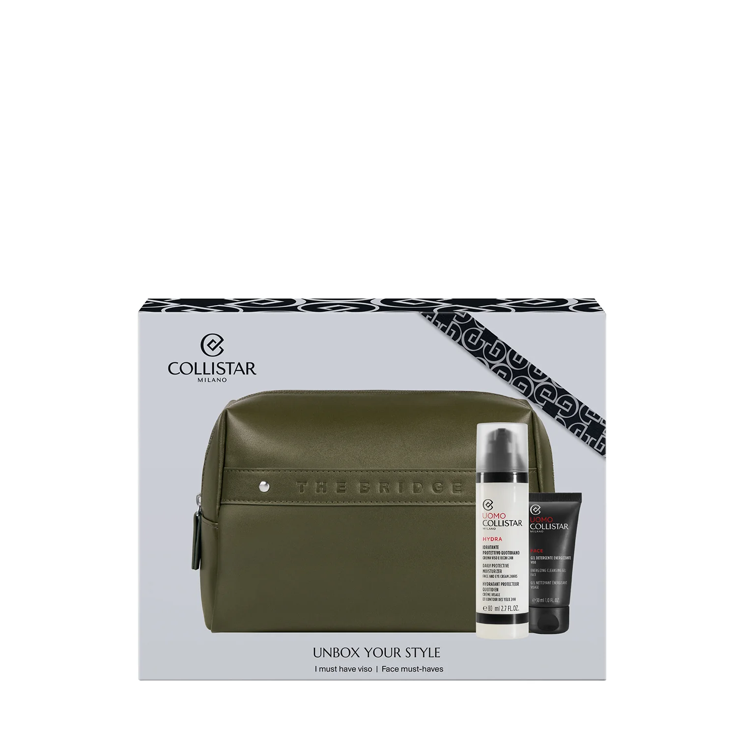 L'uomo Cofanetto Idratante Protettivo Quotidiano - Cofanetti Viso e Corpo, Crema viso uso quotidiano, Gel detergente viso