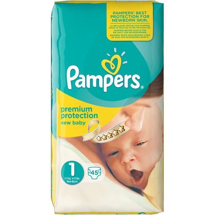Disposable diaper - Pampers - Old version - New Baby Newborn - Size 1 - Small
