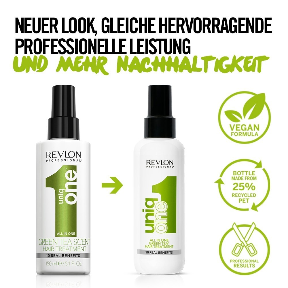 Revlon Professional UniqOne bezoplachový kondicionér na vlasy s vůní zeleného čaje – 150 ml