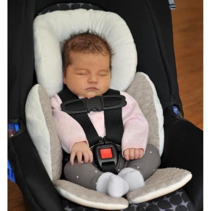 Redutor universal para Maxi-Cosi, moisés, cadeirinha de carro, carrinho de bebê (Cinza) S019A9