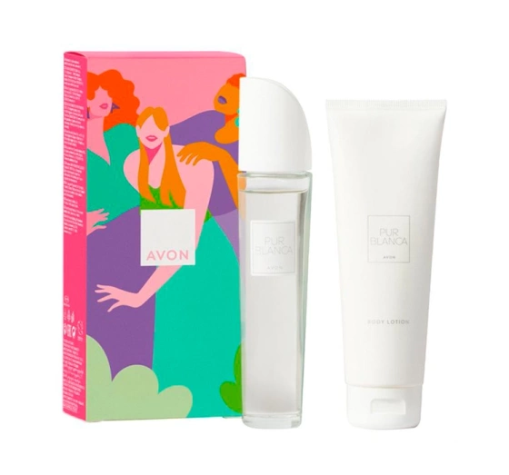 Avon Pur Blanca woda toaletowa spray 50 ml   balsam do ciała 125 ml