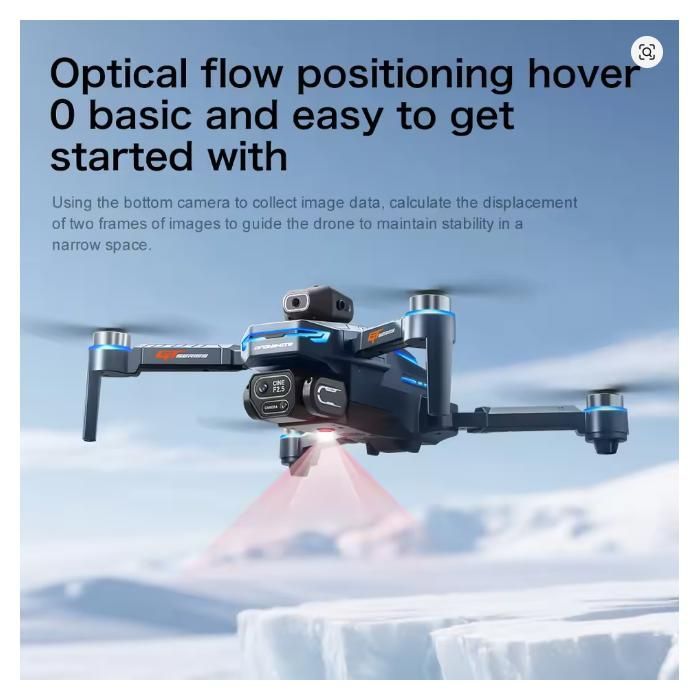 GT8 8K Drone VR Professionel Pad HD Dobbelt Kamera Skærm 5G Fjernbetjening WIFI Børsteløs Motor Forhindringsundgåelse Sammenklappelig Legetøj