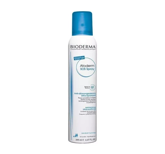 Bioderma Atoderm ultra łagodzący spray eliminujący swędzenie skóry 200 ml