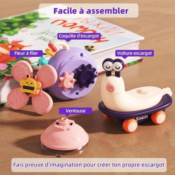 Suction Cup High Chair Toy - Baby Toy for 6 Months - Early Learning Toys for Babies 6-12 Months - Baby Gift for 6 Months, Montessori Toy for Babies 6-12 Months