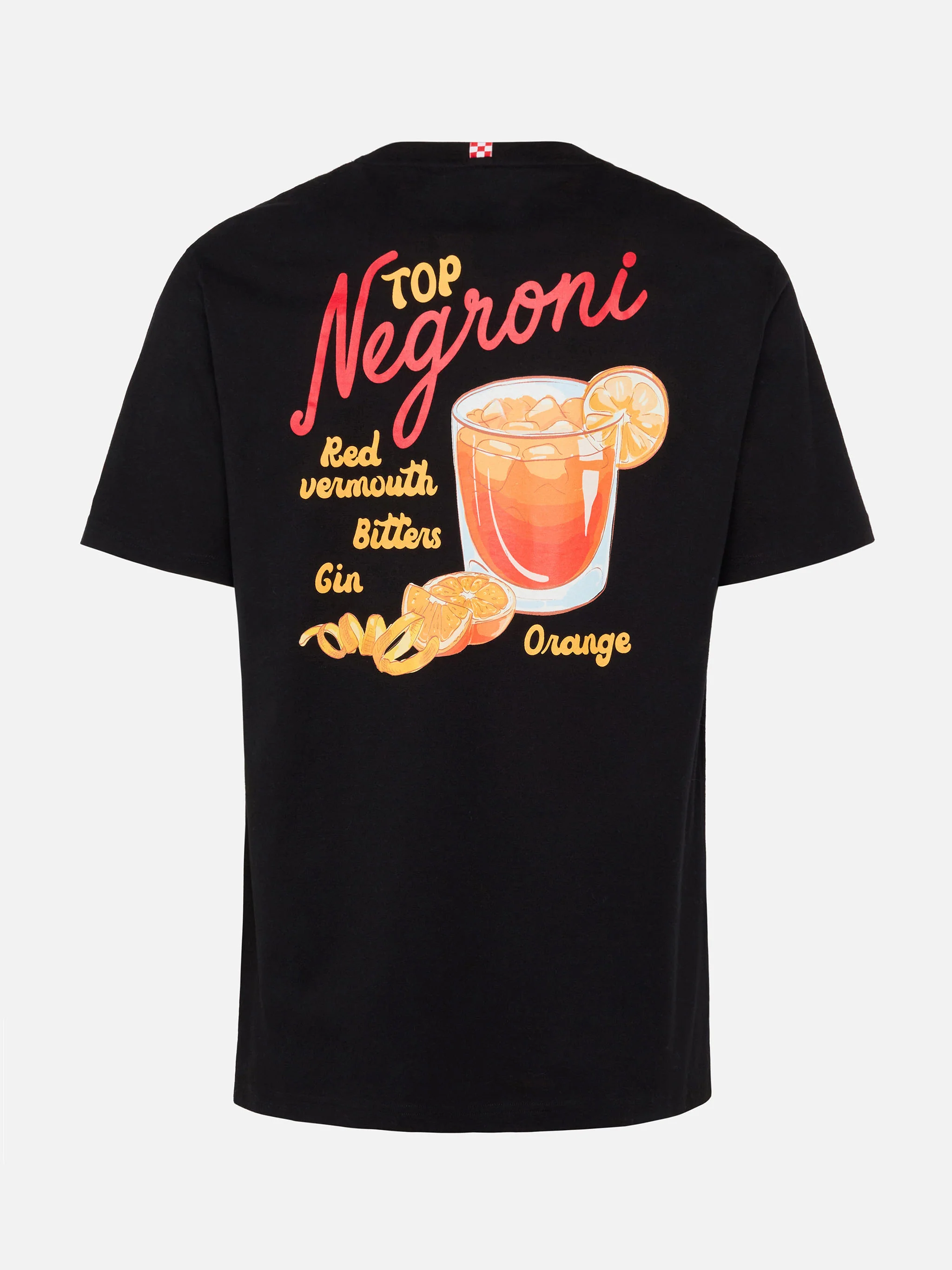 Arnott's T-shirt van katoen met Negroni-print voor de winter